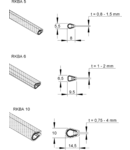 Cheder pentru cant de 1-2mm