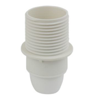 Dulie E14 THREADED PLASTIC ENTRY WHITE