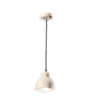 SOSPENSIONE GRANDE / LARGE PENDANT DECO BERIMBAU FINISH CRM - CREMA C2611