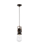 Lustra, lampa suspendata RETRO URBAN FINISH VIN - VINTAGE NERO C1740