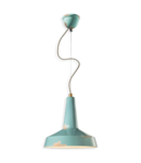 Lustra, lampa suspendata RETRO VAGUE FINISH VIA - VINTAGE AZZURRO C1417