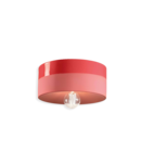 PLAFONIERA D.25 / CEILING LAMP D.25 DECO PI FINISH ROC - ROSSO CORALLO C1793