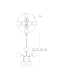 Corp de iluminat suspendat RIANO P0454-08D-SDAA