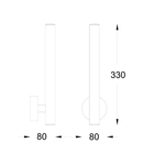 Corp de iluminat cu montaj pe perete tip aplica LOYA W0461-02B-F4F4