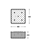 Plafoniera VENTUS C0465-05D-B5AC