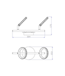 Plafoniera TOLEDO TK170815-2