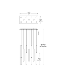 Corp de iluminat suspendat LOYA P0461-11A-B5SC