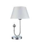 LAMPA BIROU CARMEN 1xE27 ALB/CROM