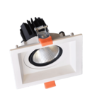 SPOT LED PATRAT REGLABIL 15W 230V 4000K ALB