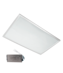 LED PANEL 36W 4000-4300K 595X295mm CADRU ALB IP54+KIT EMERGENTA