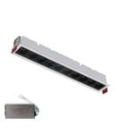 SPOT LINEAR INCASTRAT EL-05 12W 4000K, ALB & NEGRU