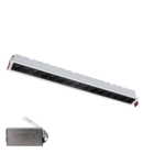 SPOT LINEAR INCASTRAT EL-05 20W 3000K, ALB & NEGRU