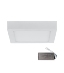 STELLAR PANOU LED PATRAT MONTAJ APARENT 18W 4000K+ KIT EMERGENTA