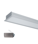 PROFIL LED DE MARE PUTERE INGROPAT S48 20W 4000K GRI+KIT EMERGENTA