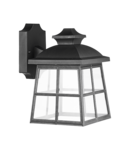 LAMPA DE GRADINA CARL 1XE27 NEGRU IP44