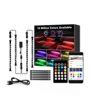 BANDA LED RGB SINCRONIZARE MUZICA BLUETOOTH , SET