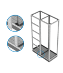 DBT- VERTICAL SPLITTING SET FOR HEIGHT 200CM