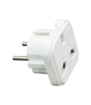 STECHER ADAPTOR CALATORIE UK 16А 2Р+Е ALB