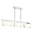 Plafoniera Clef 3lt linear semi flush