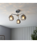 Plafoniera Dimple 3lt semi flush