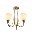 Plafoniera Haughton 3lt semi flush