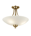 Plafoniera Welles 3lt semi flush