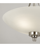 Plafoniera Welles 3lt semi flush