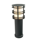 Pitic Stockholm 1 Light Medium Bollard – Black