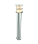 Pitic Stockholm 1 Light Large Bollard Galvanized