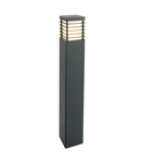 Pitic Halmstad 1 Light Large Bollard – Black