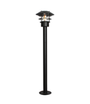 Pitic Helsingor 1 Light Bollard Lantern – Black