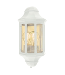 Aplica Malaga 1 Light Mini Wall Lantern – White