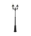 Stalp decorativ pentru exterior, iluminat gradini parcuri, Valencia 2 Light Twin Head Lamp Post