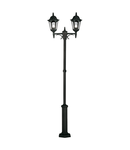 Stalp decorativ pentru exterior, iluminat gradini parcuri, Parish 2 Light Twin Lamp Post