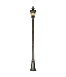 Stalp decorativ pentru exterior, iluminat gradini parcuri, Philadelphia 3 Light Large Lamp Post – Old Bronze