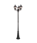 Stalp decorativ pentru exterior, iluminat gradini parcuri, Norfolk 3 Light Lamp Post