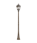 Stalp decorativ pentru exterior, iluminat gradini parcuri, Tournai 3 Light Extra Large Lamp post