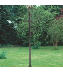 Stalp decorativ pentru exterior, iluminat gradini parcuri, Grampian 1 Light Lamp Post Black