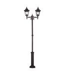 Stalp decorativ pentru exterior, iluminat gradini parcuri, Chapel 2 Light Twin Post