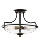 Plafoniera Griffin 3 Light Semi-flush Mount