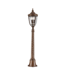 Pitic pentru gradina English Bridle 3 Light Medium Pillar Lantern – British Bronze