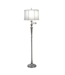 Lampa de podea Arlington 1 Light Swing Arm Floor Lamp – Antique Nickel