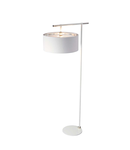 Lampa de podea Balance 1 Light Floor Lamp – White and Polished Nickel