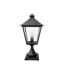 Pitic pentru exterior Turin 1 Light Grande Pedestal – Black