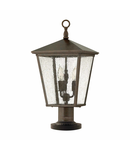 Pitic pentru exterior Trellis 3 Light Pedestal