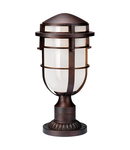 Pitic pentru exterior Reef 1 Light Pedestal – Victorian Bronze