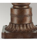 Pitic pentru exterior English Bridle 3 Light Medium Pedestal – British Bronze