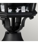 Pitic pentru exterior Cotswold Lane 2 Light Medium Pedestal – Black