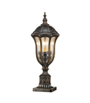 Pitic pentru exterior Baton Rouge 3 Light Pedestal Lantern