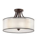 Plafoniera Lacey 4 Light Semi-Flush Mount – Mission Bronze